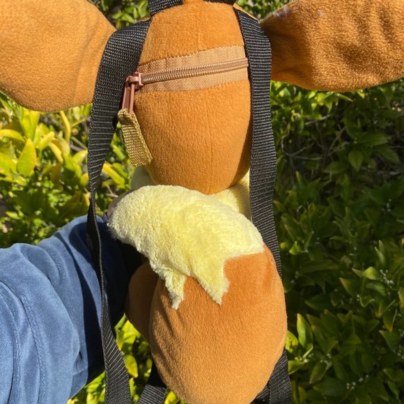 Pokemon Eevee Plush Stuffed Animal Backpack Bag FAB Starpoint NY 2016 12.5" - Picture 8 of 16